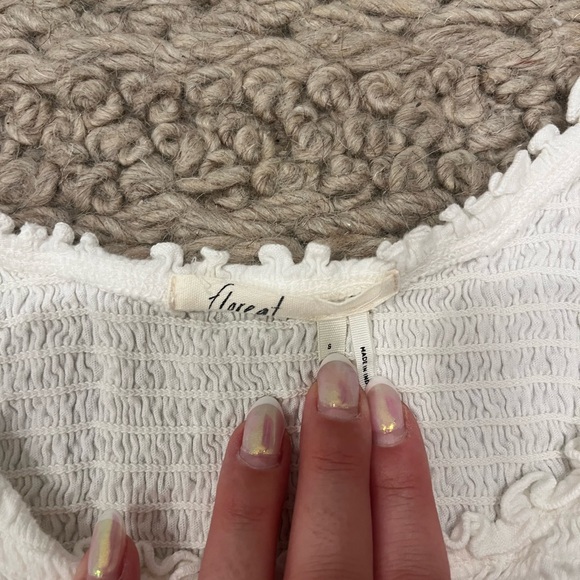 anthropologie ruched top - Picture 3 of 5